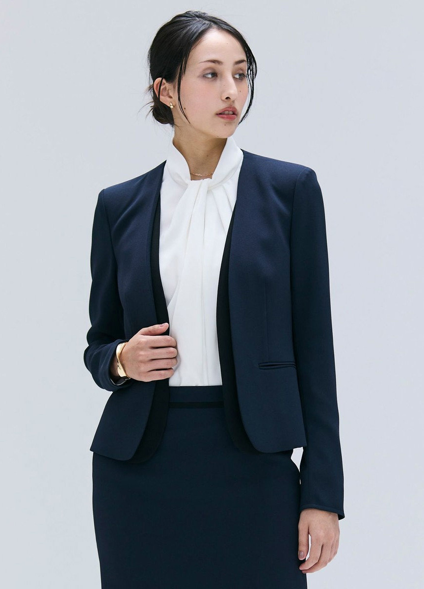 【預購商品】CINDY經典無領西裝外套 (7/1-7/8止)